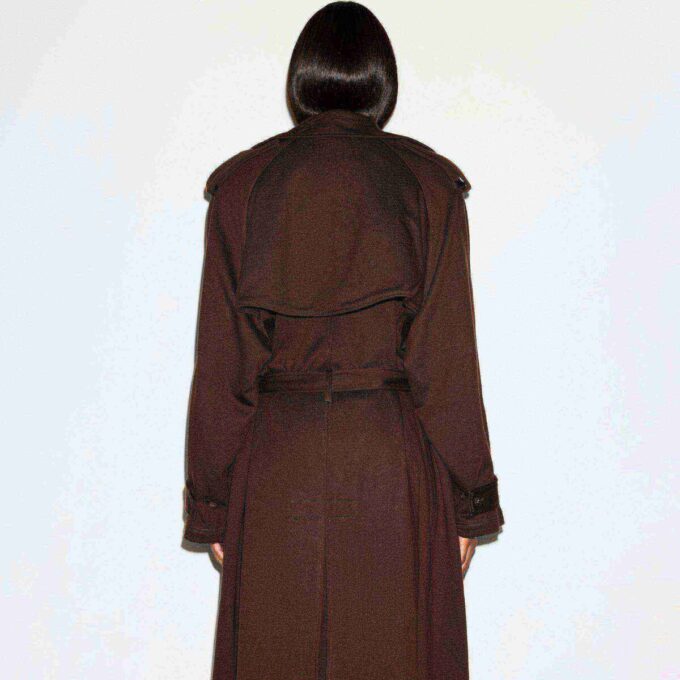 BOYFRIEND FLEECE OVERSIZED TRENCH COAT