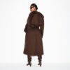 BOYFRIEND FLEECE OVERSIZED TRENCH COAT