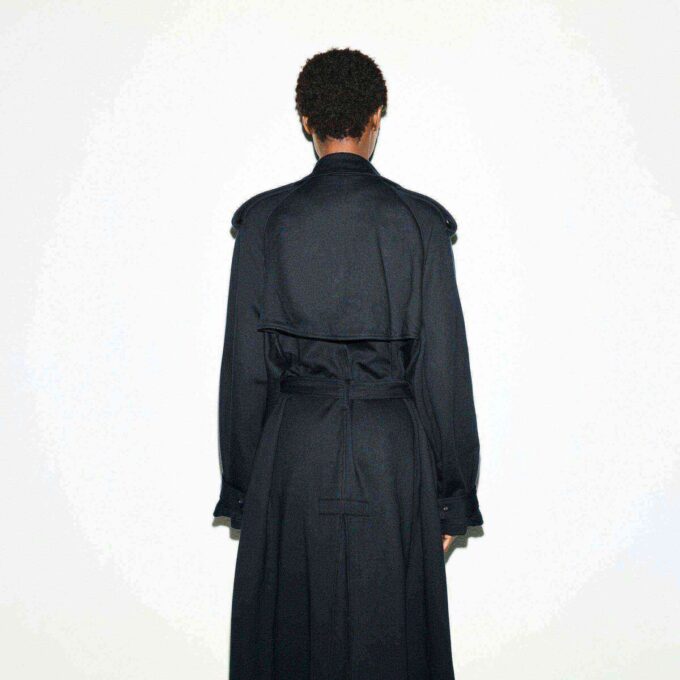 BOYFRIEND FLEECE OVERSIZED TRENCH COAT