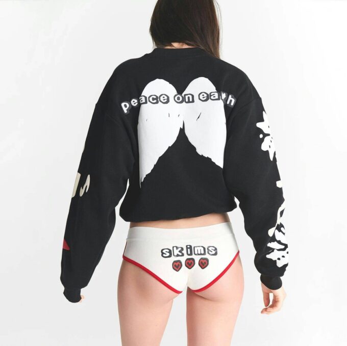 CACTUS PLANT FLEA MARKET X SKIMS COTTON FLEECE CREWNECK