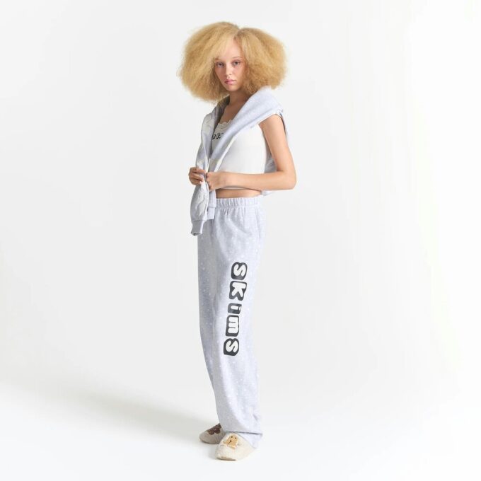 CACTUS PLANT FLEA MARKET X SKIMS COTTON FLEECE STRAIGHT LEG PANT