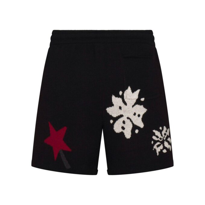 CACTUS PLANT FLEA MARKET X SKIMS COTTON KNIT MENS INTARSIA SHORT CACTUS PLANT FLEA MARKET X SKIMS COTTON KNIT MENS INTARSIA SHORT