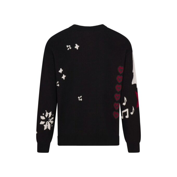 CACTUS PLANT FLEA MARKET X SKIMS COTTON KNIT MENS INTARSIA SWEATER CACTUS PLANT FLEA MARKET X SKIMS COTTON KNIT MENS INTARSIA SWEATER