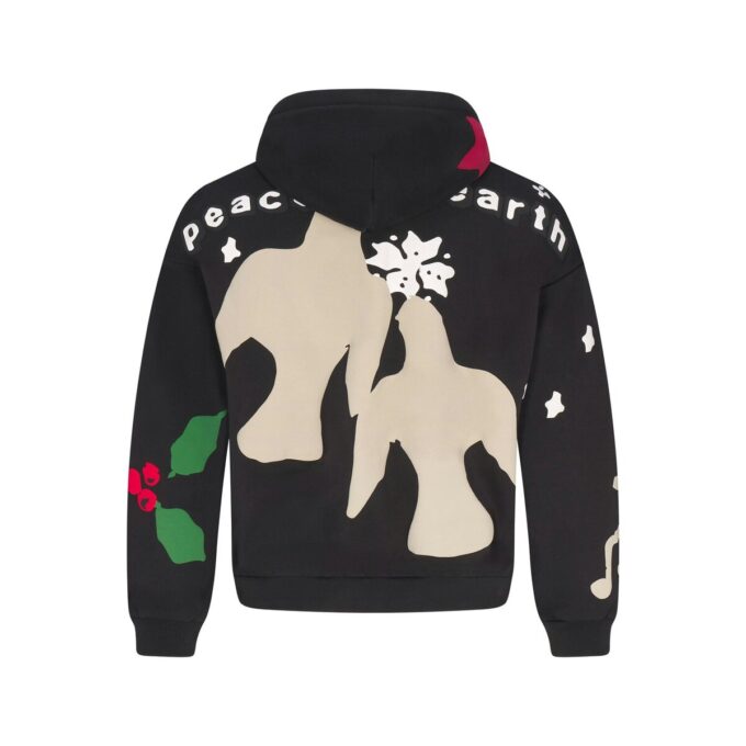 CACTUS PLANT FLEA MARKET X SKIMS HEAVYWEIGHT FLEECE MENS RELAXED ZIP UP HOODIE