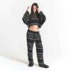 CACTUS PLANT FLEA MARKET X SKIMS SKIMS SLEEP CROPPED LONG SLEEVE AND PANT SET