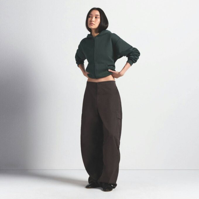 COTTON FLEECE CLASSIC ZIP UP HOODIE