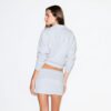 COTTON FLEECE FOLDOVER MINI SKIRT COTTON FLEECE FOLDOVER MINI SKIRT
