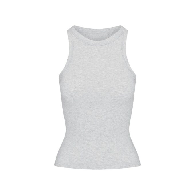 COTTON JERSEY CREW NECK TANK COTTON JERSEY CREW NECK TANK
