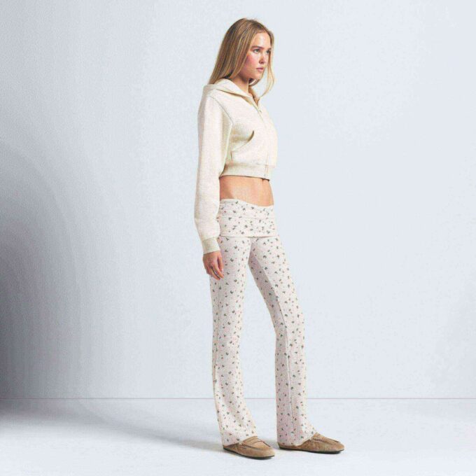 COTTON JERSEY FOLDOVER PANT COTTON JERSEY FOLDOVER PANT