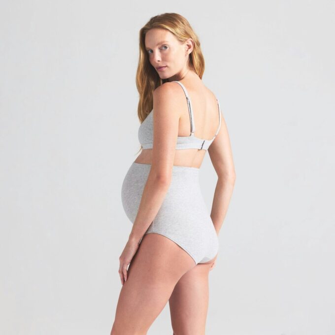 COTTON JERSEY MATERNITY HIGH-WAISTED BRIEF