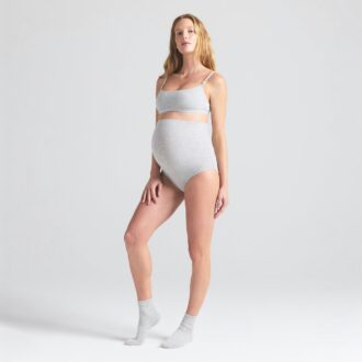 COTTON JERSEY MATERNITY HIGH-WAISTED BRIEF
