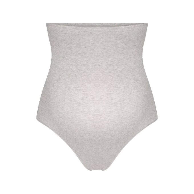 COTTON JERSEY MATERNITY HIGH-WAISTED THONG