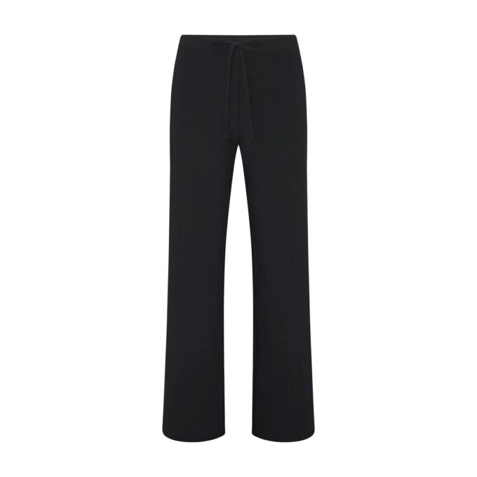 COTTON JERSEY STRAIGHT LEG PANT