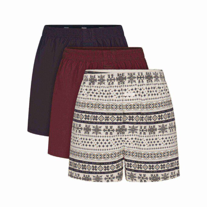 COTTON POPLIN MENS BOXER 3-PACK COTTON POPLIN MENS BOXER 3-PACK