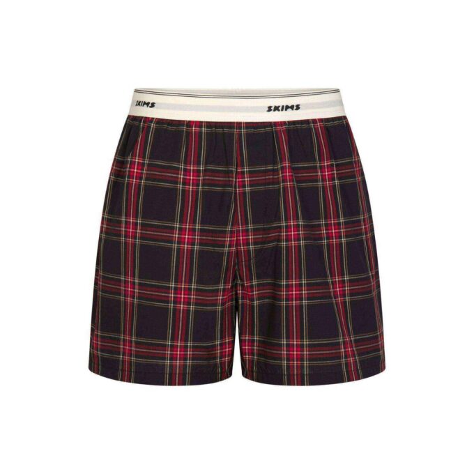 COTTON POPLIN MENS LOGO BAND BOXER