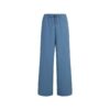 COTTON POPLIN STRAIGHT LEG PANT