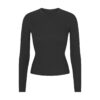 COTTON RIB LONG SLEEVE T-SHIRT