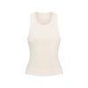 COTTON RIB SCOOP TANK AND SHORT SET