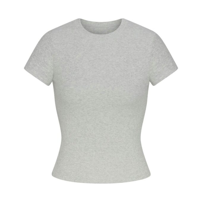COTTON RIB T-SHIRT
