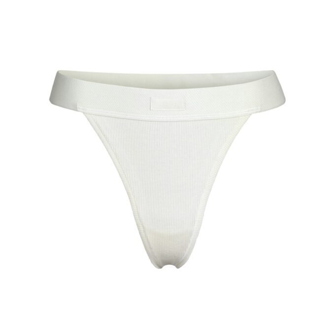 COTTON RIB THONG