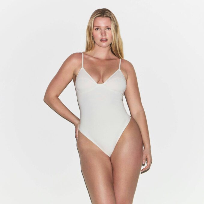 COTTON SHAPEWEAR THONG BODYSUIT COTTON SHAPEWEAR THONG BODYSUIT