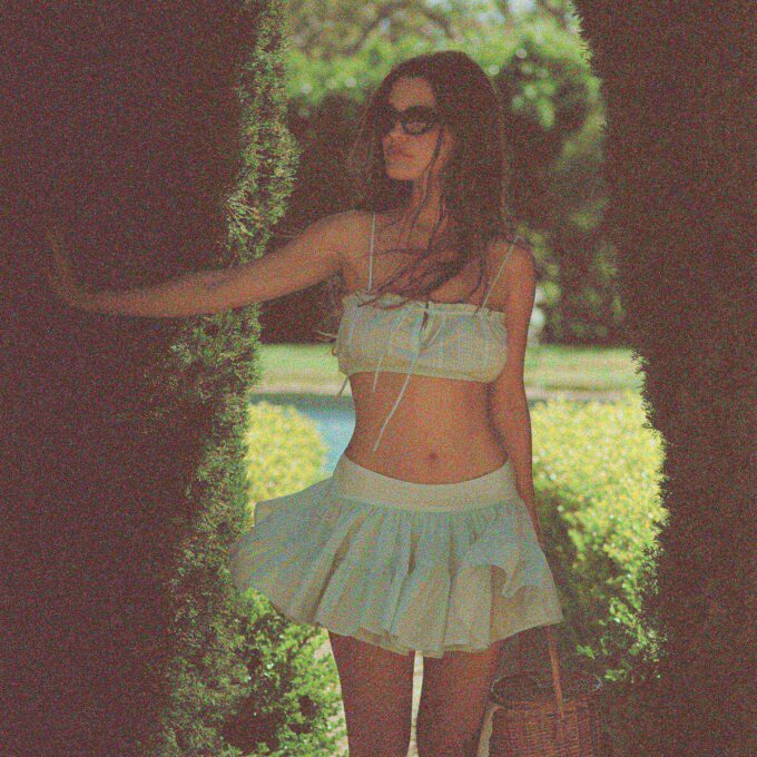 COTTON VOILE MINI SKIRT