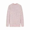 COZY LIGHT OVERSIZED CABLEKNIT CREWNECK PULLOVER