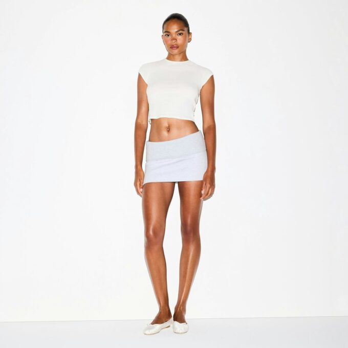 DROP NEEDLE POINTELLE BABY TEE