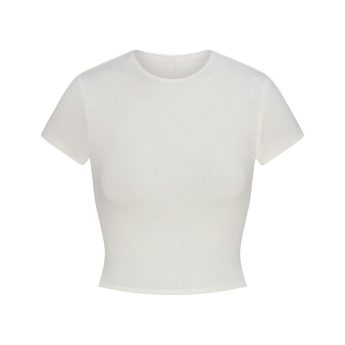 DROP NEEDLE POINTELLE BABY TEE