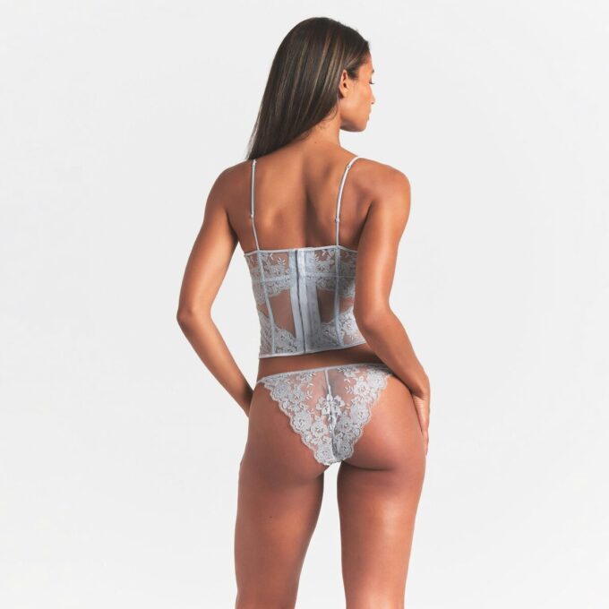 EMBROIDERED LINGERIE UNLINED CORSET