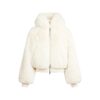 FAUX FUR ZIP UP JACKET
