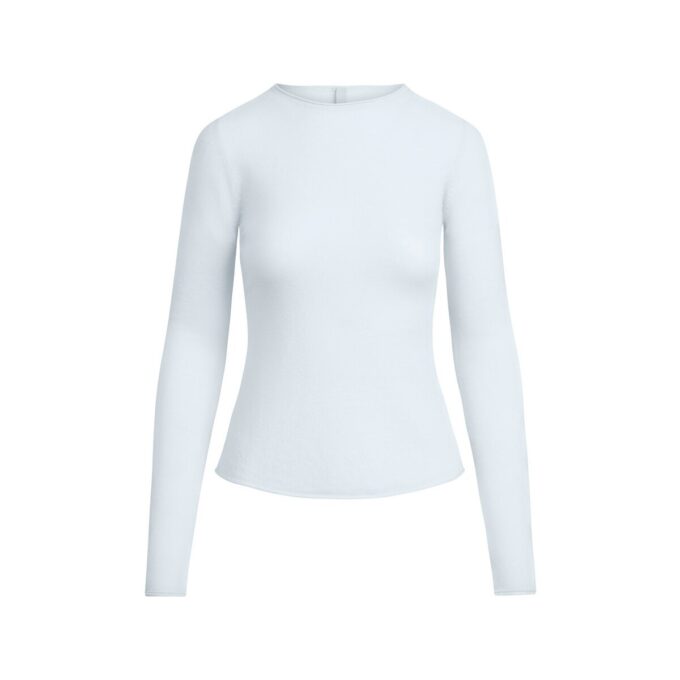 FEATHERWEIGHT CASHMERE LONG SLEEVE TOP