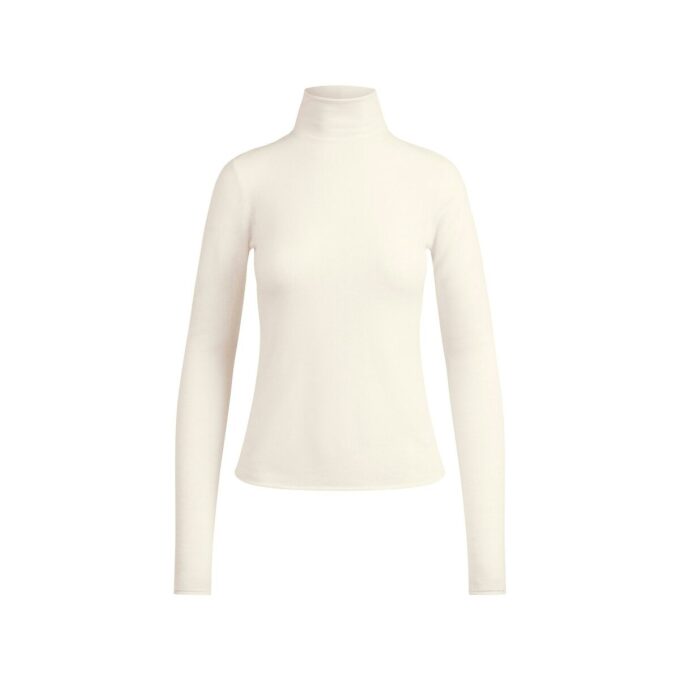 FEATHERWEIGHT CASHMERE TURTLENECK