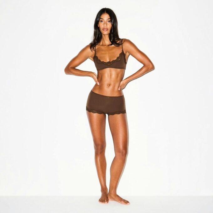 FITS EVERYBODY LACE BOY SHORT