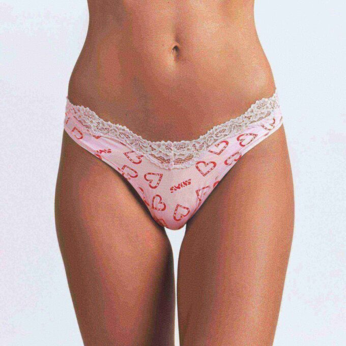 FITS EVERYBODY LACE DIPPED THONG 5-PACK