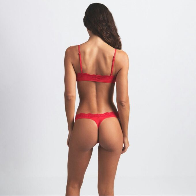 FITS EVERYBODY LACE DIPPED THONG 5-PACK