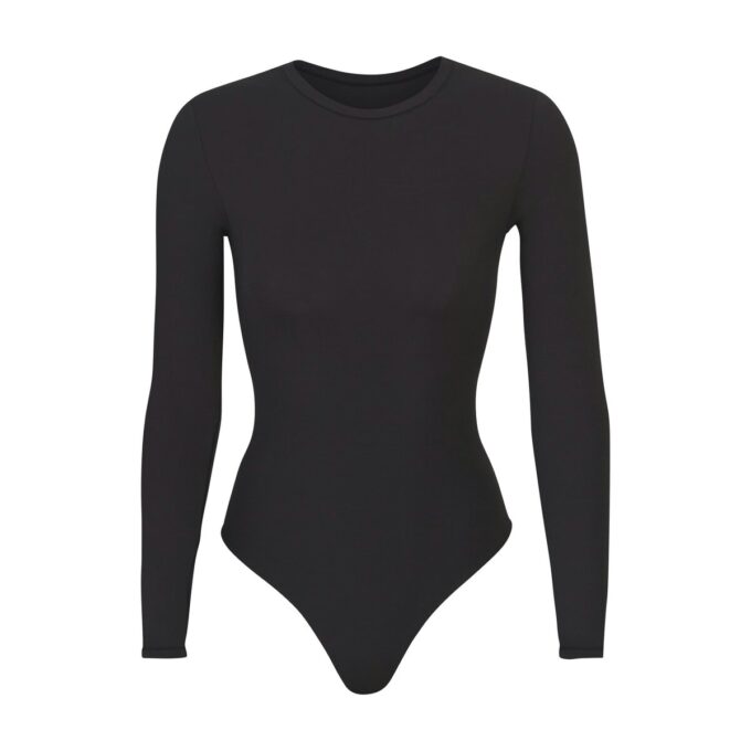 FITS EVERYBODY LONG SLEEVE CREW NECK BODYSUIT