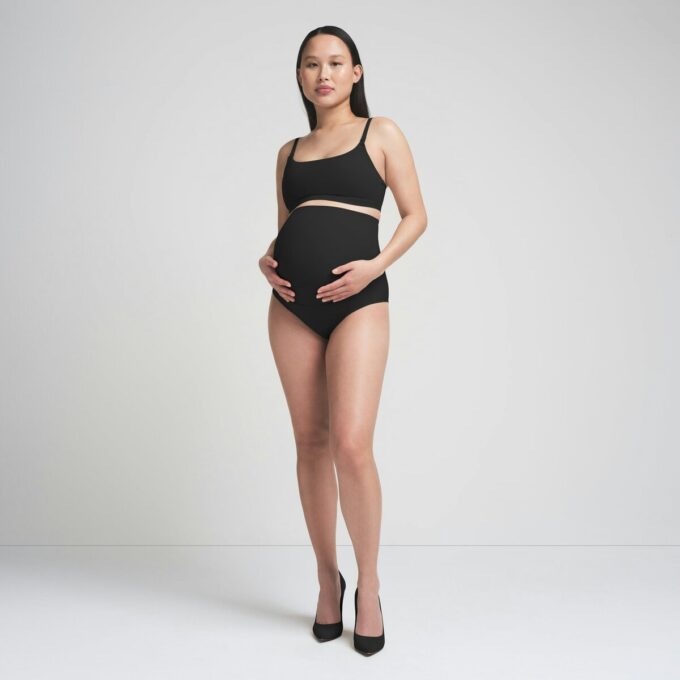 FITS EVERYBODY MATERNITY BANDED HIGH-WAISTED BRIEF