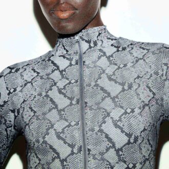 FITS EVERYBODY ZIP FRONT BODYSUIT