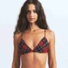 FLANNEL SLEEP TRIANGLE BRALETTE