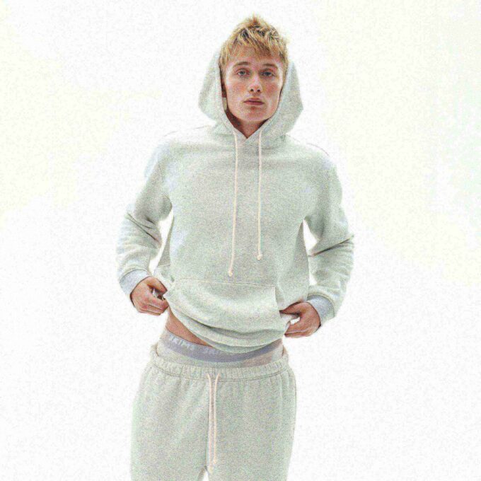 FLEECE LOUNGE MENS CLASSIC HOODIE FLEECE LOUNGE MENS CLASSIC HOODIE