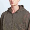 FLEECE LOUNGE MENS RELAXED ZIP UP HOODIE FLEECE LOUNGE MENS RELAXED ZIP UP HOODIE