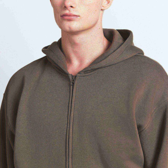 FLEECE LOUNGE MENS RELAXED ZIP UP HOODIE FLEECE LOUNGE MENS RELAXED ZIP UP HOODIE