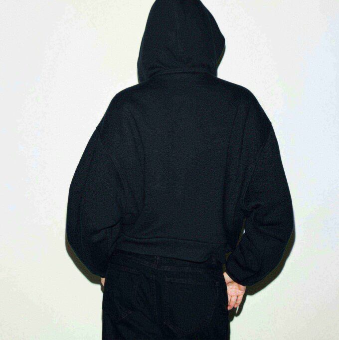 HEAVYWEIGHT FLEECE BOXY ZIP UP HOODIE