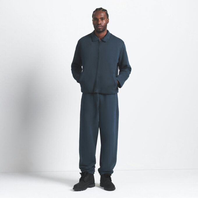 HEAVYWEIGHT FLEECE MENS SHERPA-LINED ZIP UP JACKET