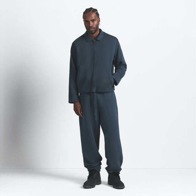 HEAVYWEIGHT FLEECE MENS SHERPA-LINED ZIP UP JACKET