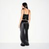 HEAVYWEIGHT SATIN WIDE LEG PANT