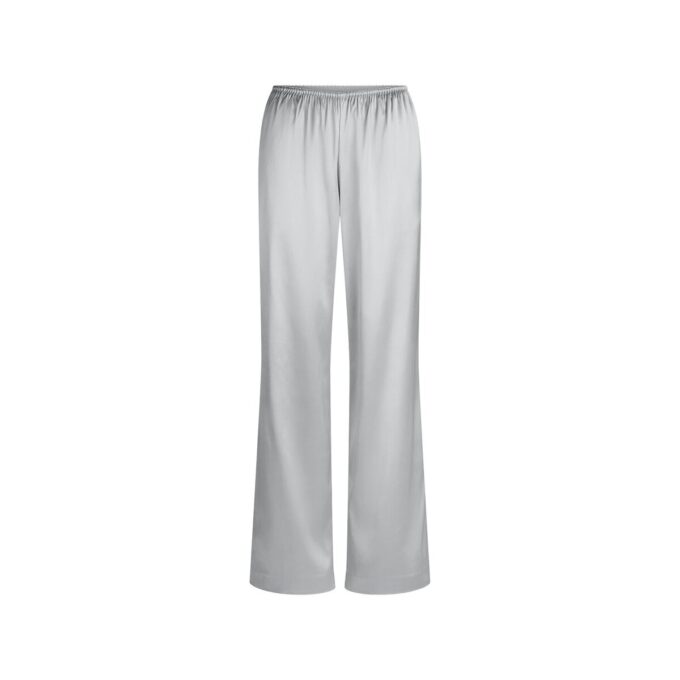 HEAVYWEIGHT SATIN WIDE LEG PANT