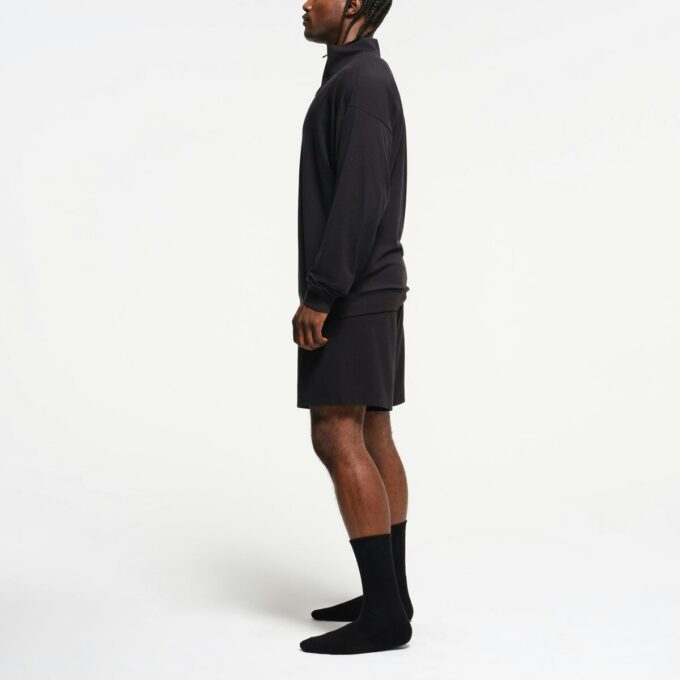 JERSEY LOUNGE MENS RELAXED QUARTER ZIP PULLOVER