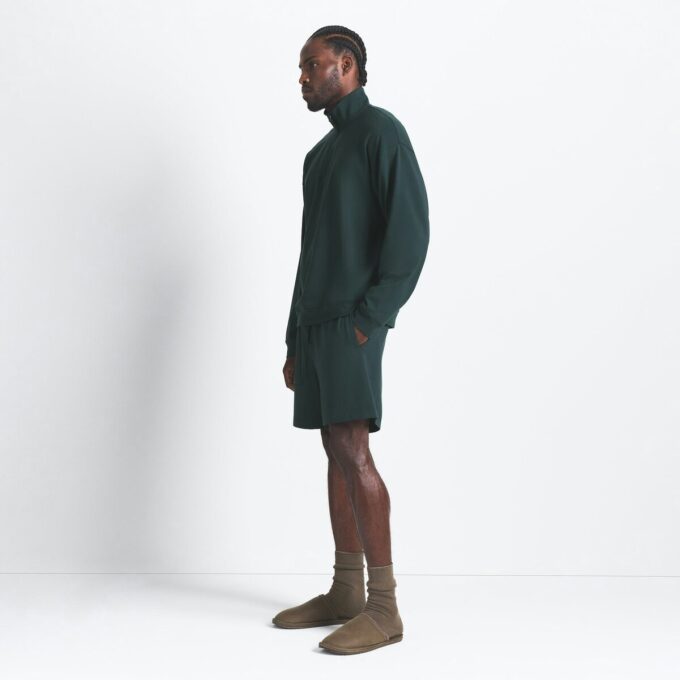 JERSEY LOUNGE MENS RELAXED QUARTER ZIP PULLOVER JERSEY LOUNGE MENS RELAXED QUARTER ZIP PULLOVER